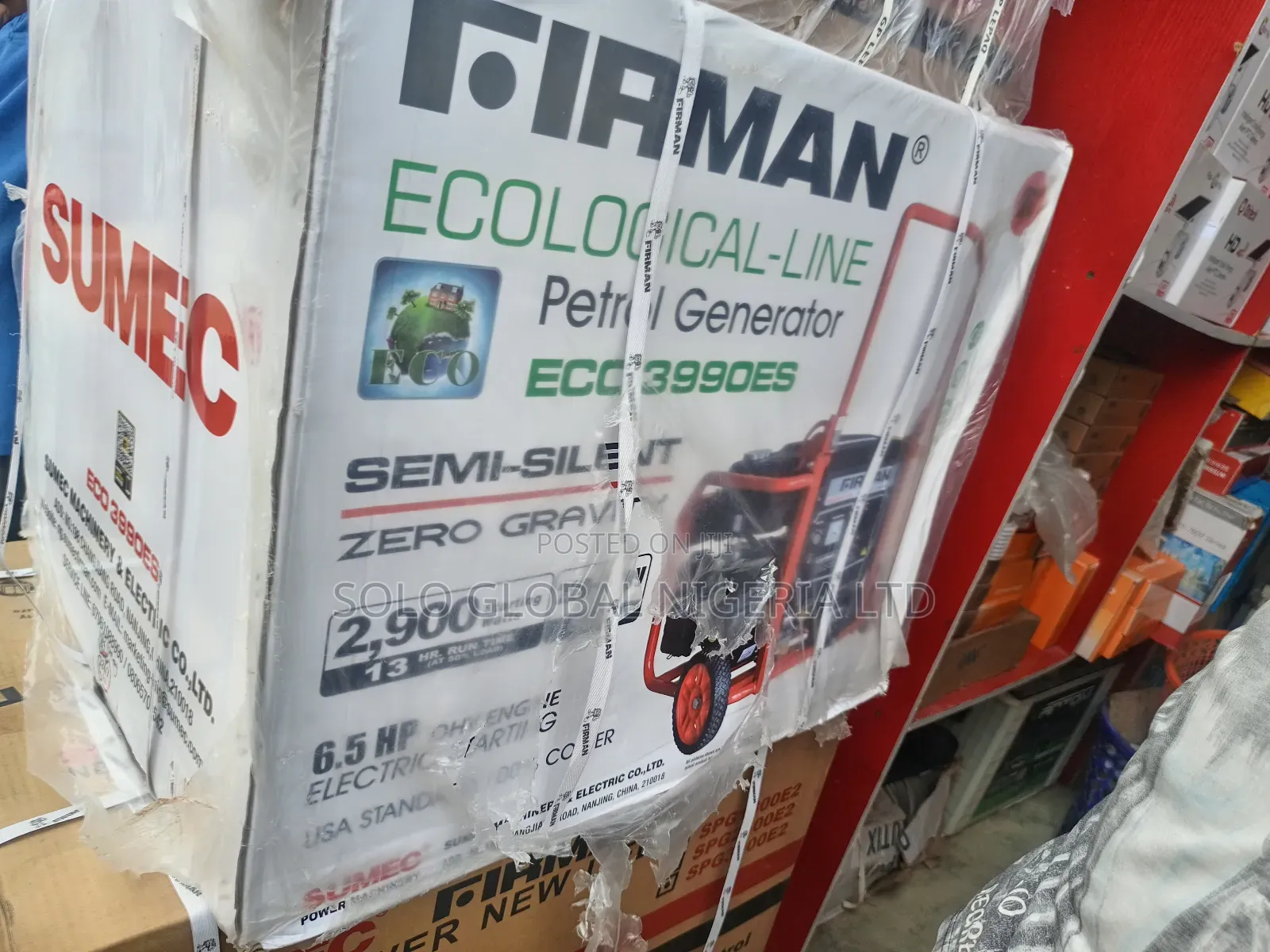 Sumec Firman Generator Eco3990 (2.9kva) Copper Wire