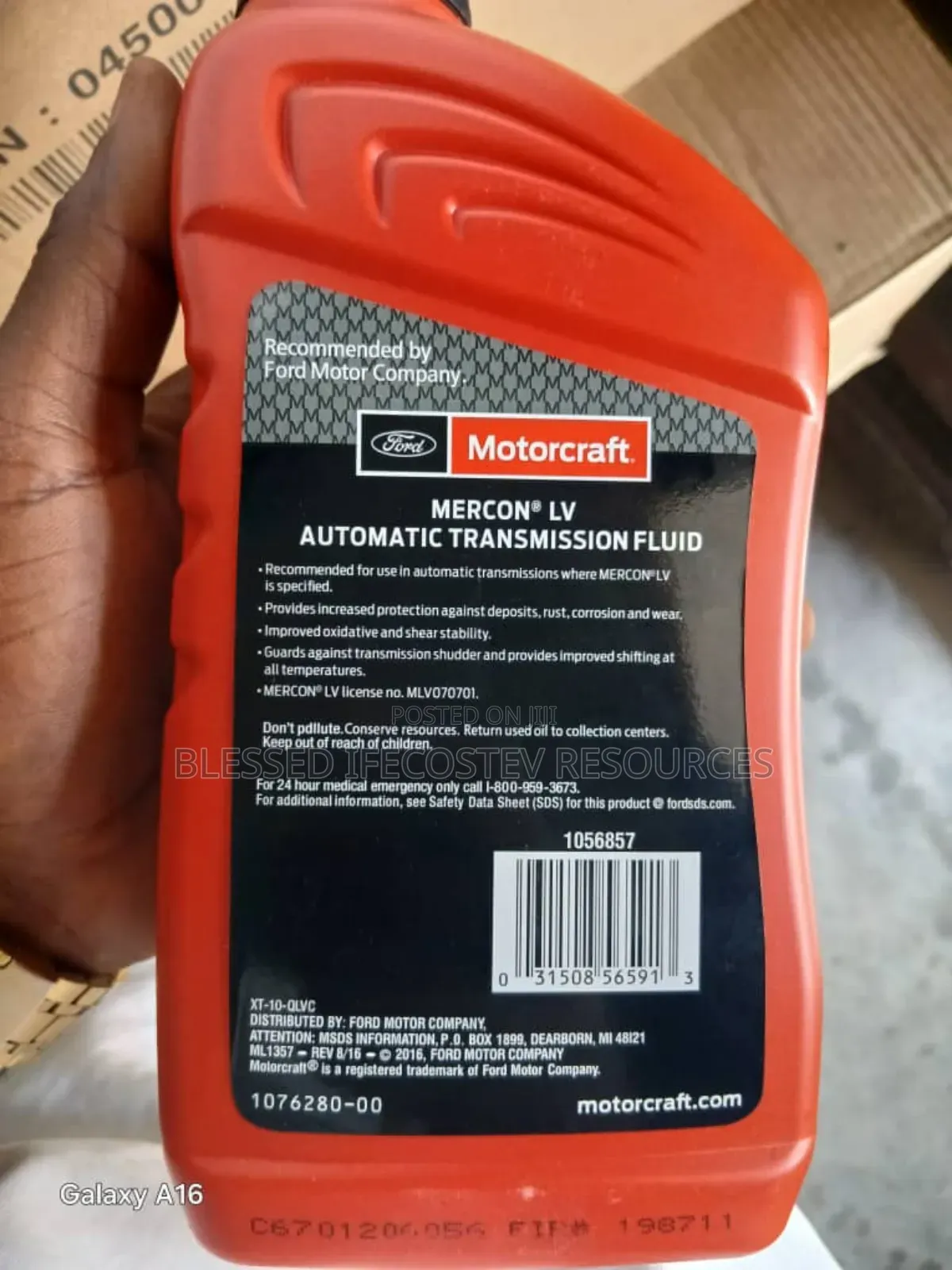 Motor Craft Mercon Lv 1litres