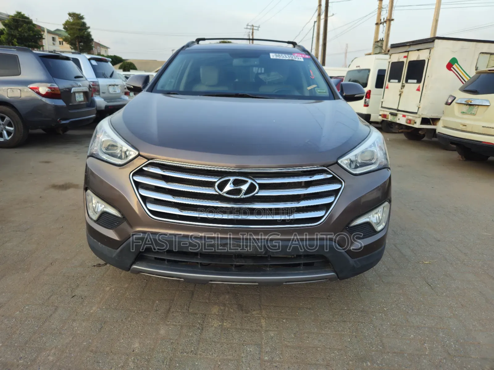 Hyundai Santa Fe GLS 4dr SUV AWD (3.3L 6cyl 6A) 2014 Brown