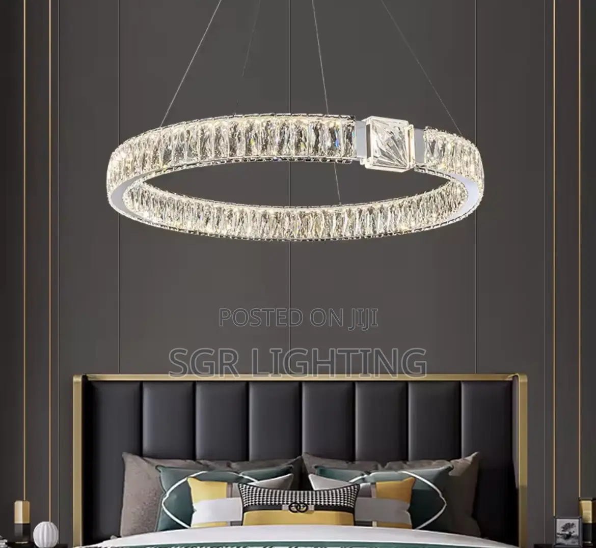 Modern Crystal Chandelier Led Pendant Light