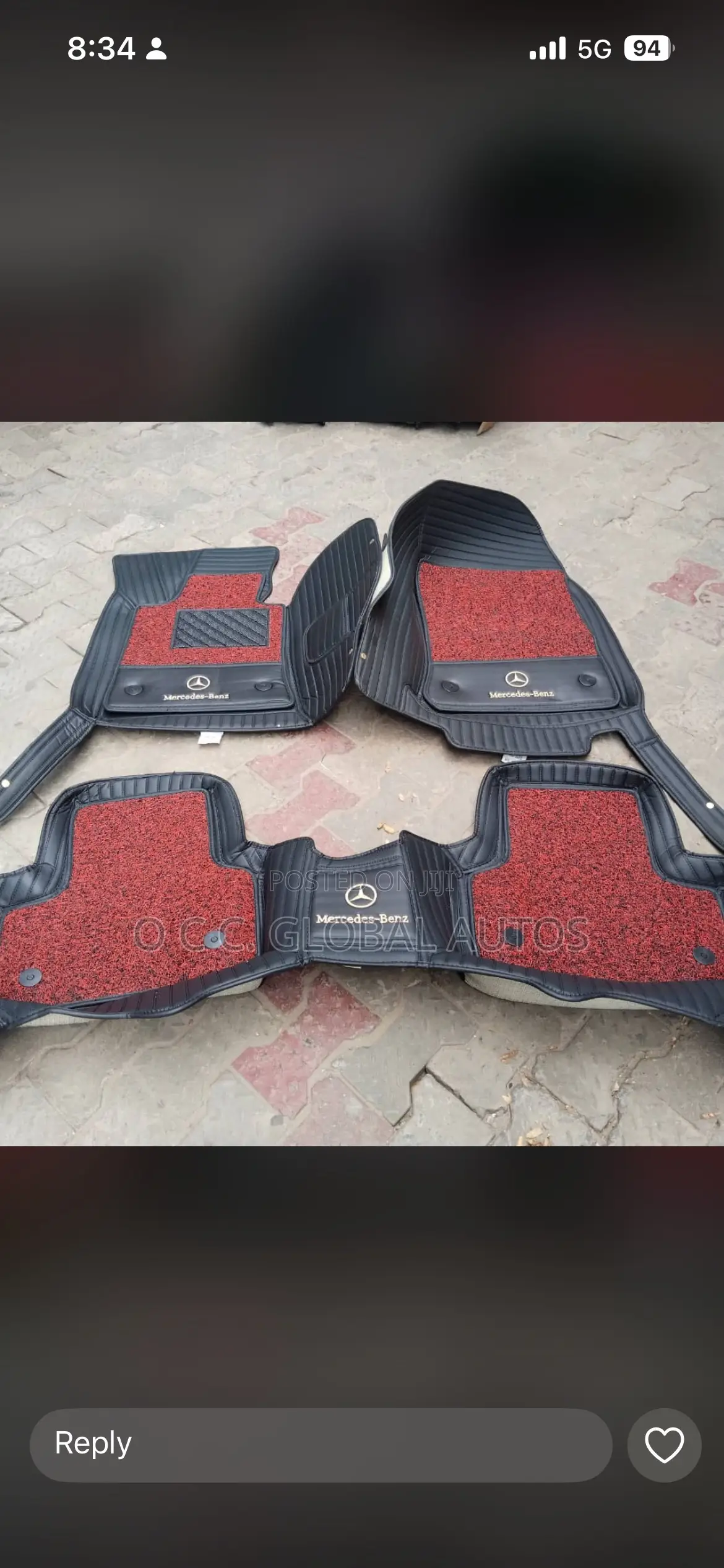 Double Layer Foot Matt For Mercedes-benz Ml350