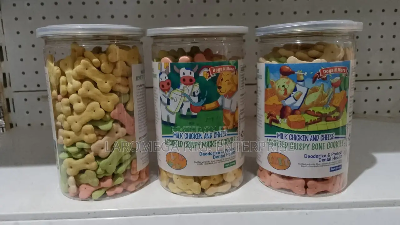 Dog Treats – Milk, Chicken Cheese Crispy Bone Cookies (300g)