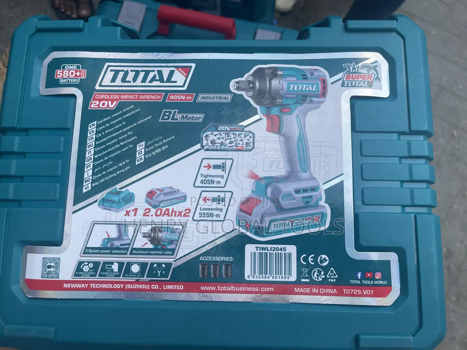 20v Total Battery Impart Wrench Machine