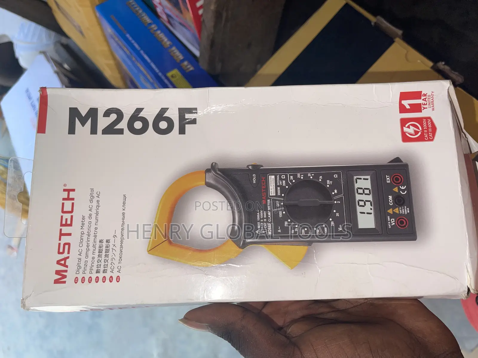 1000amps Ac/Dc Mastech Clamp Meter