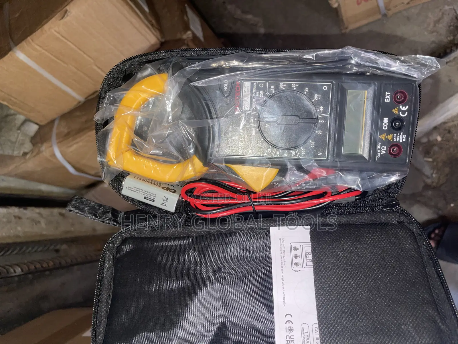 1000amps Ac/Dc Mastech Clamp Meter