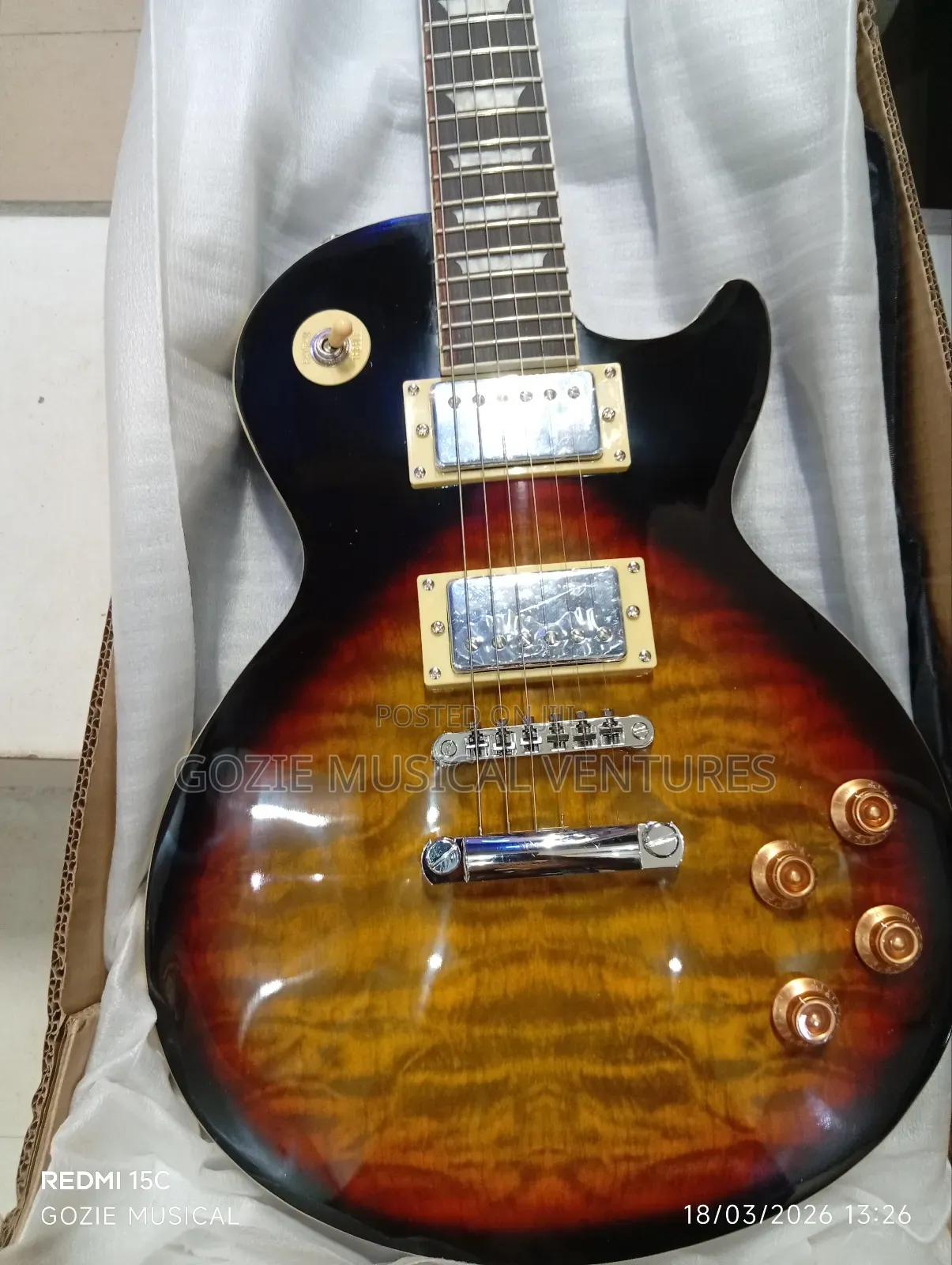A Very High Quality Standard Gibson Less Paul Electric Guitar