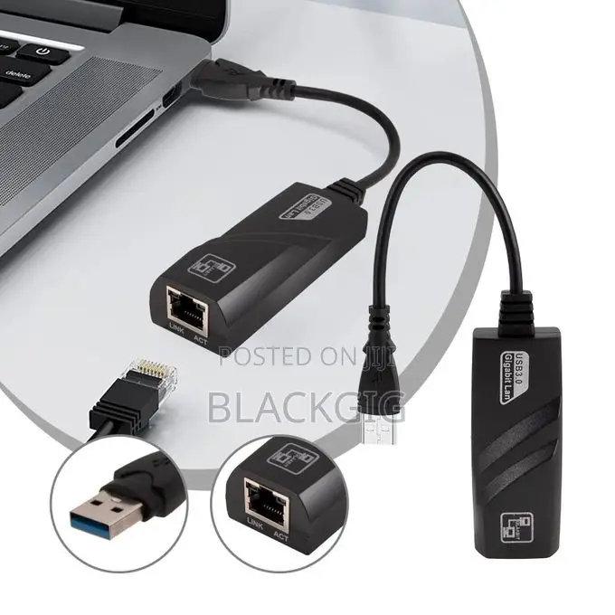 Usb Ethernet Adapter Usb to Rj45 Internet Network Card Usb3.0