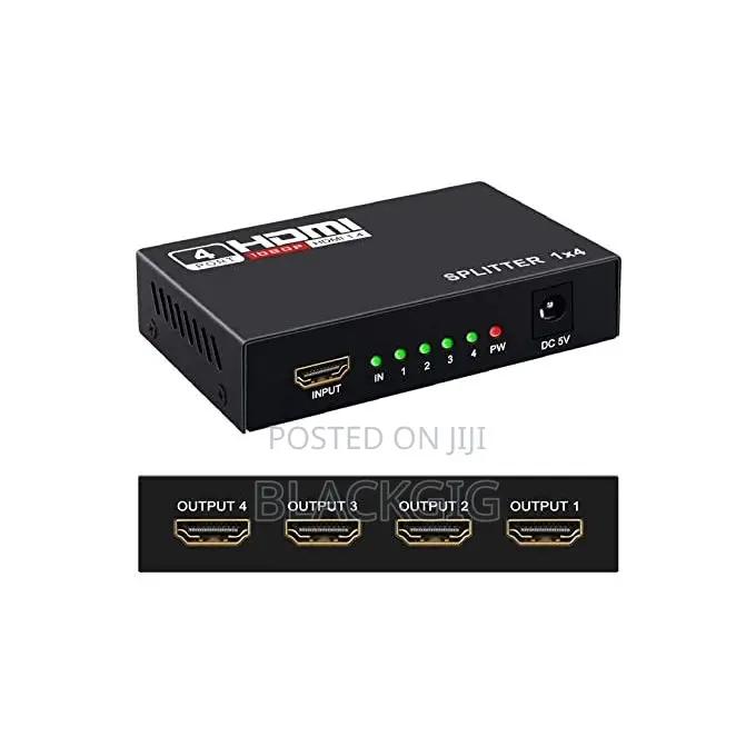 4port Hdmi Splitter 1x4 Hdmi Switcher Full Hd