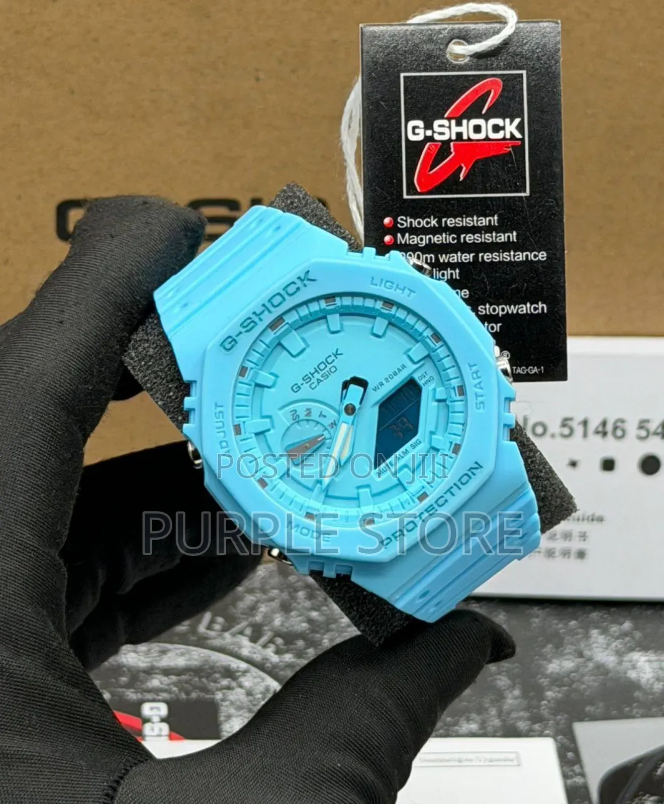 G-Shock Digital and Analog Silicone Strap for Guys Quality Grade