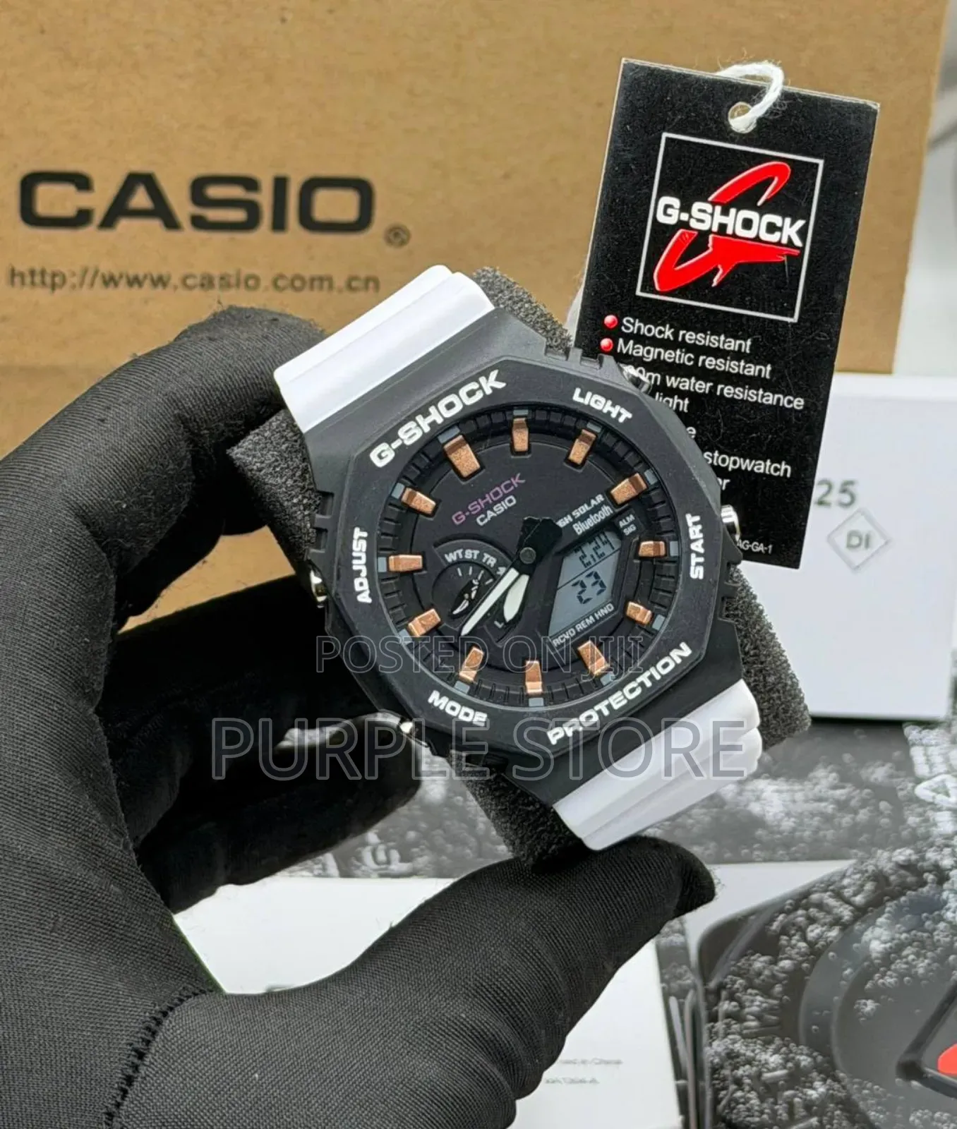 G-Shock Digital and Analog Silicone Strap for Guys Quality Grade