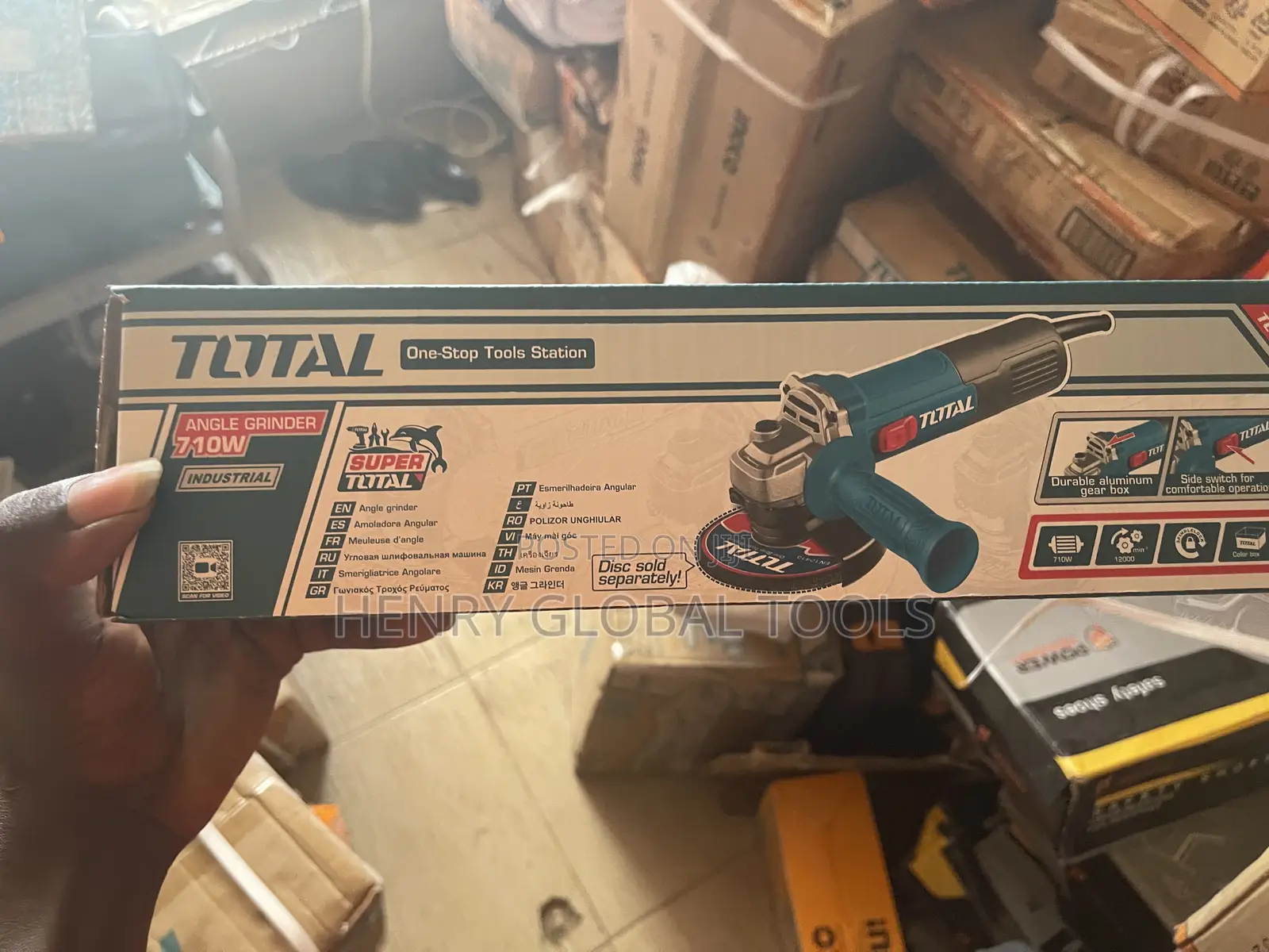 710w Total Electric Angle Grinder Machine