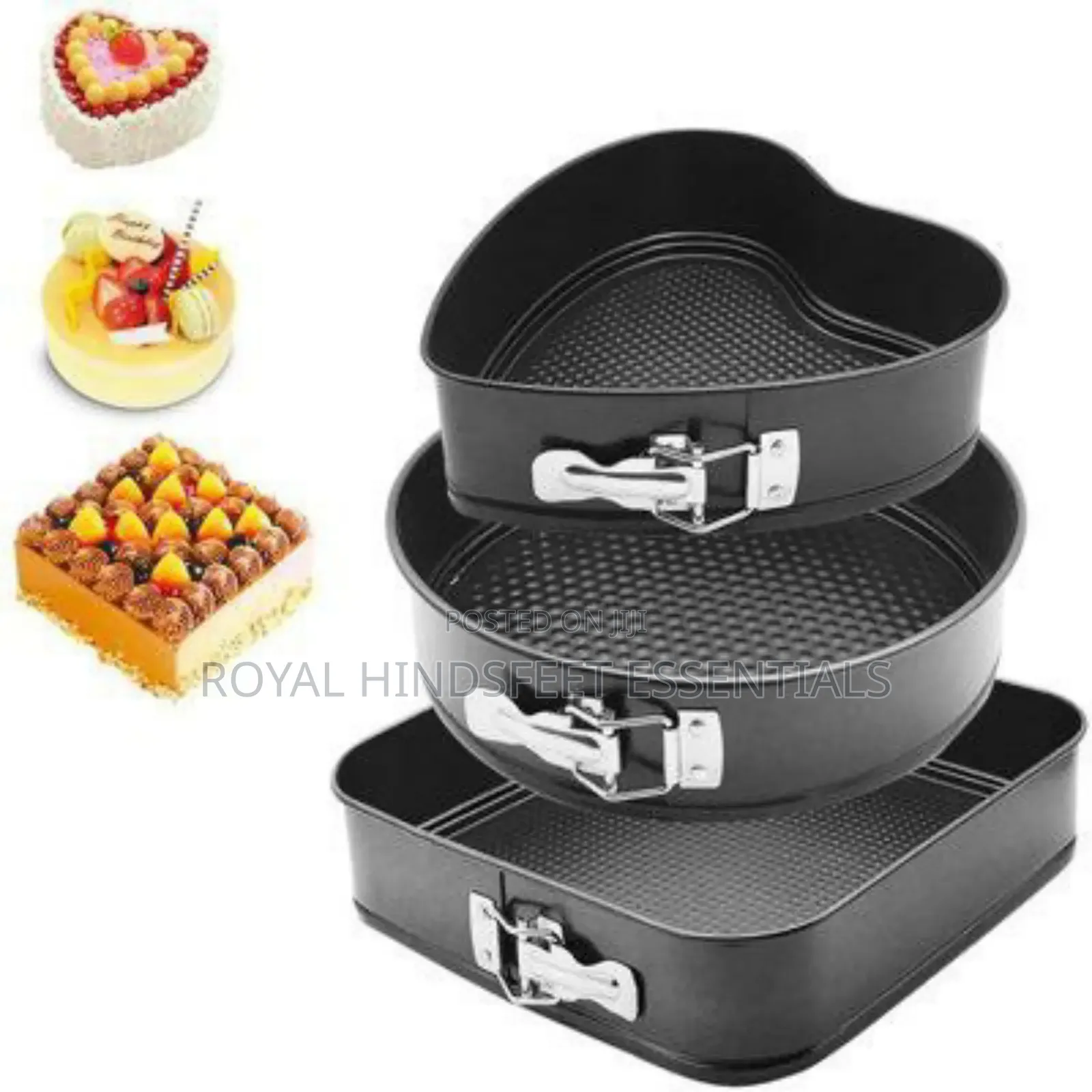 3in1 Aluminium Cake Mould