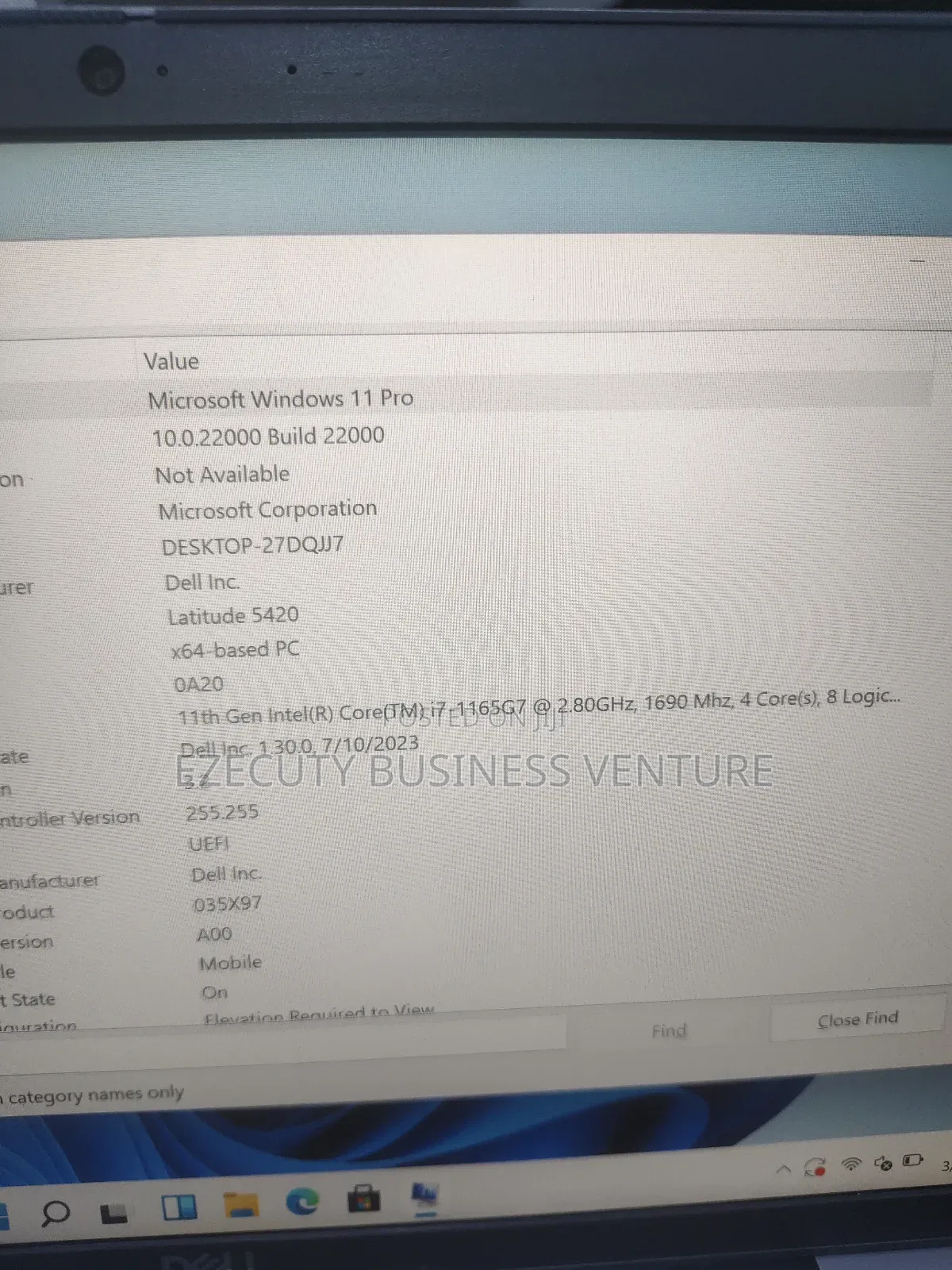 Laptop Dell Latitude 5420 16GB Intel Core i7 SSD 256GB