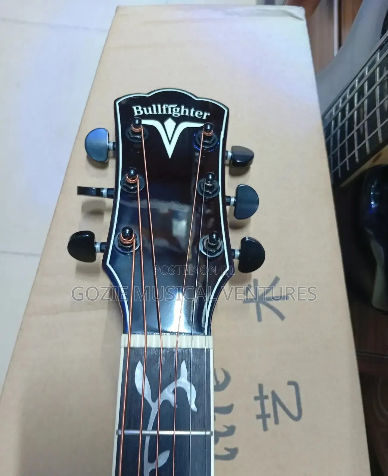 Original Bullfighter Semi Acoustic Guitar 6 Strings With Amazing Sound