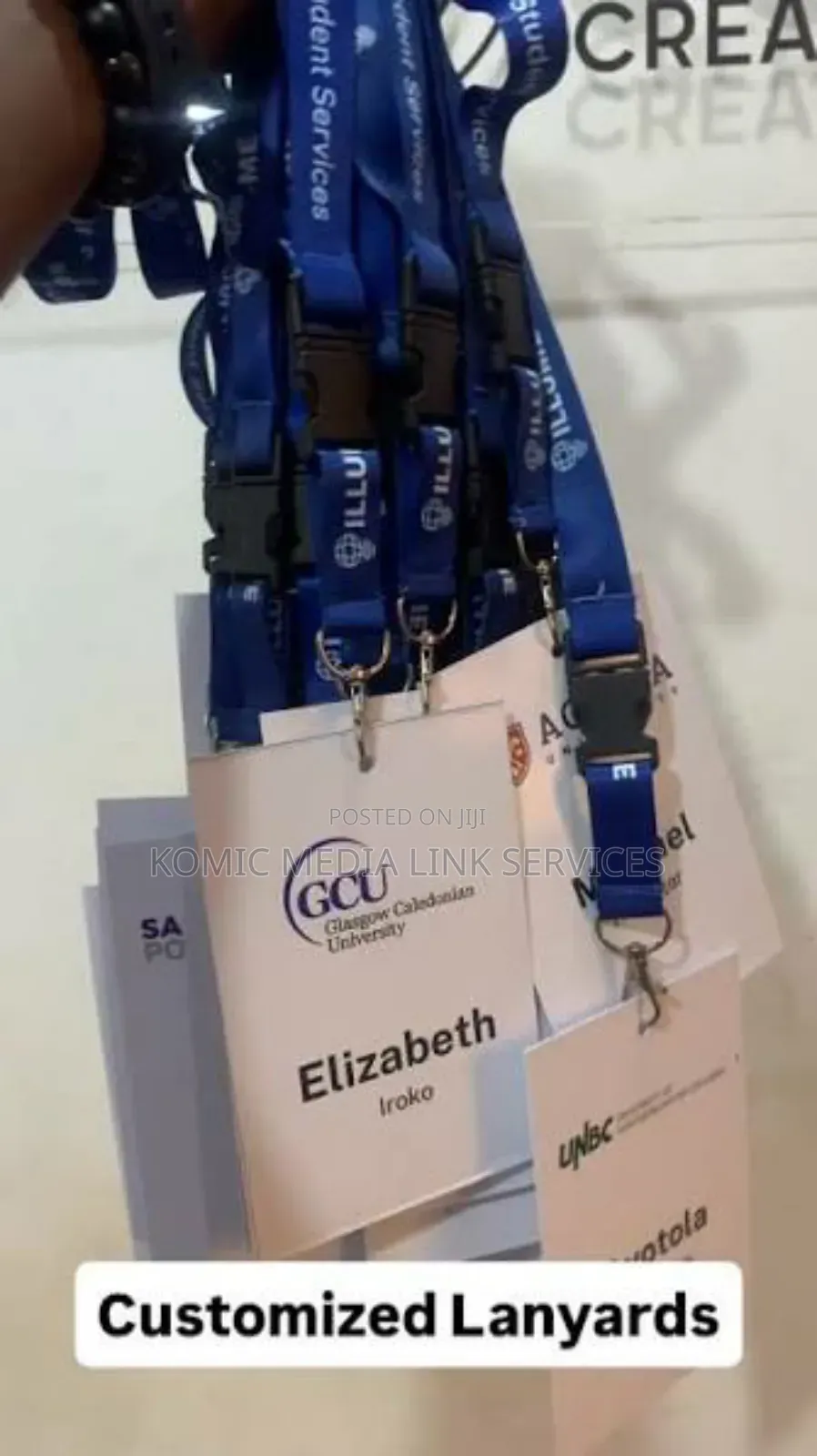 Customised I.D Card Lanyards or Ropes