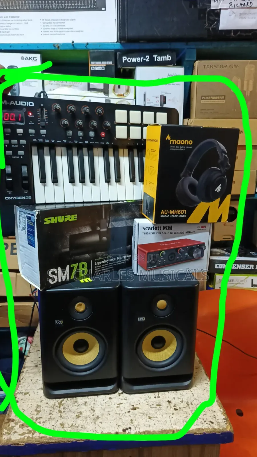 Studio Equipment Complete as Seeing