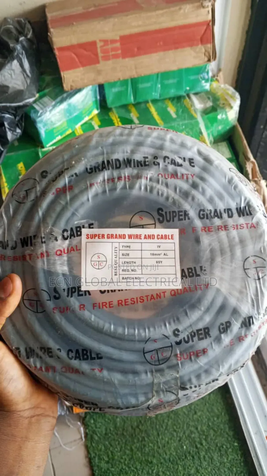 16mm Single Core Service Wire (Pure Aluminum Cable)