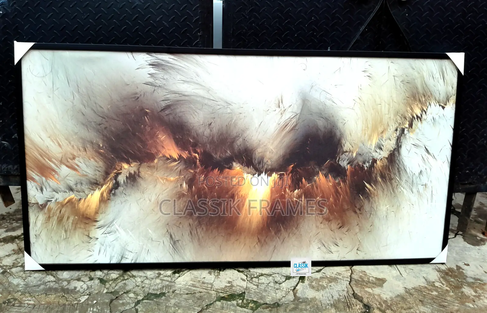 Hd Framed Abstract Canvas Digi Painting Wallart