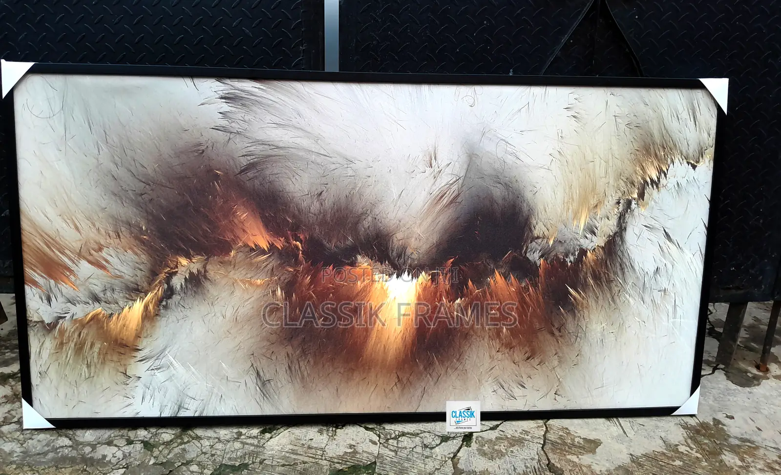 Hd Framed Abstract Canvas Digi Painting Wallart