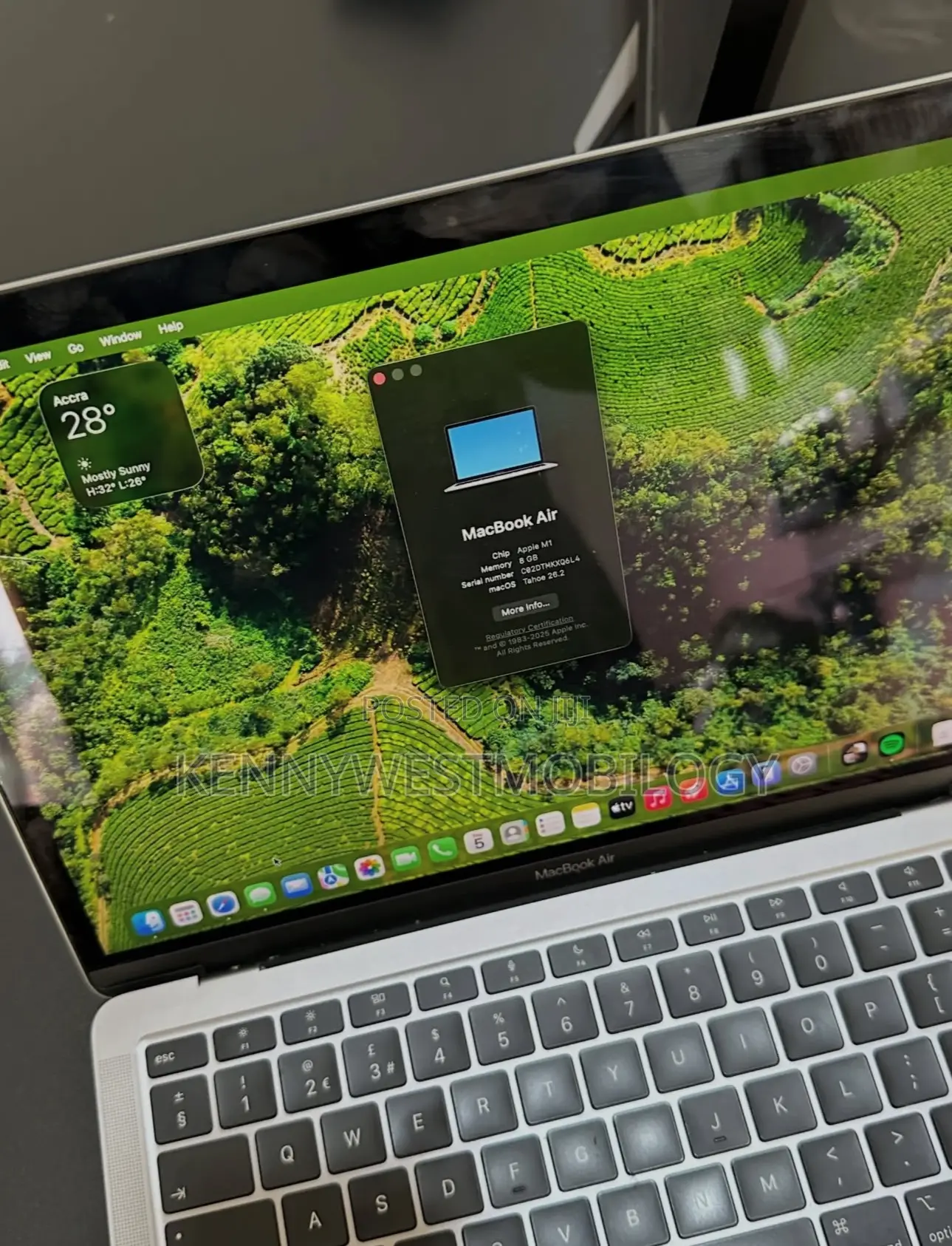 Laptop Apple MacBook Air 2020 M1 8GB Apple M1 SSD 256GB