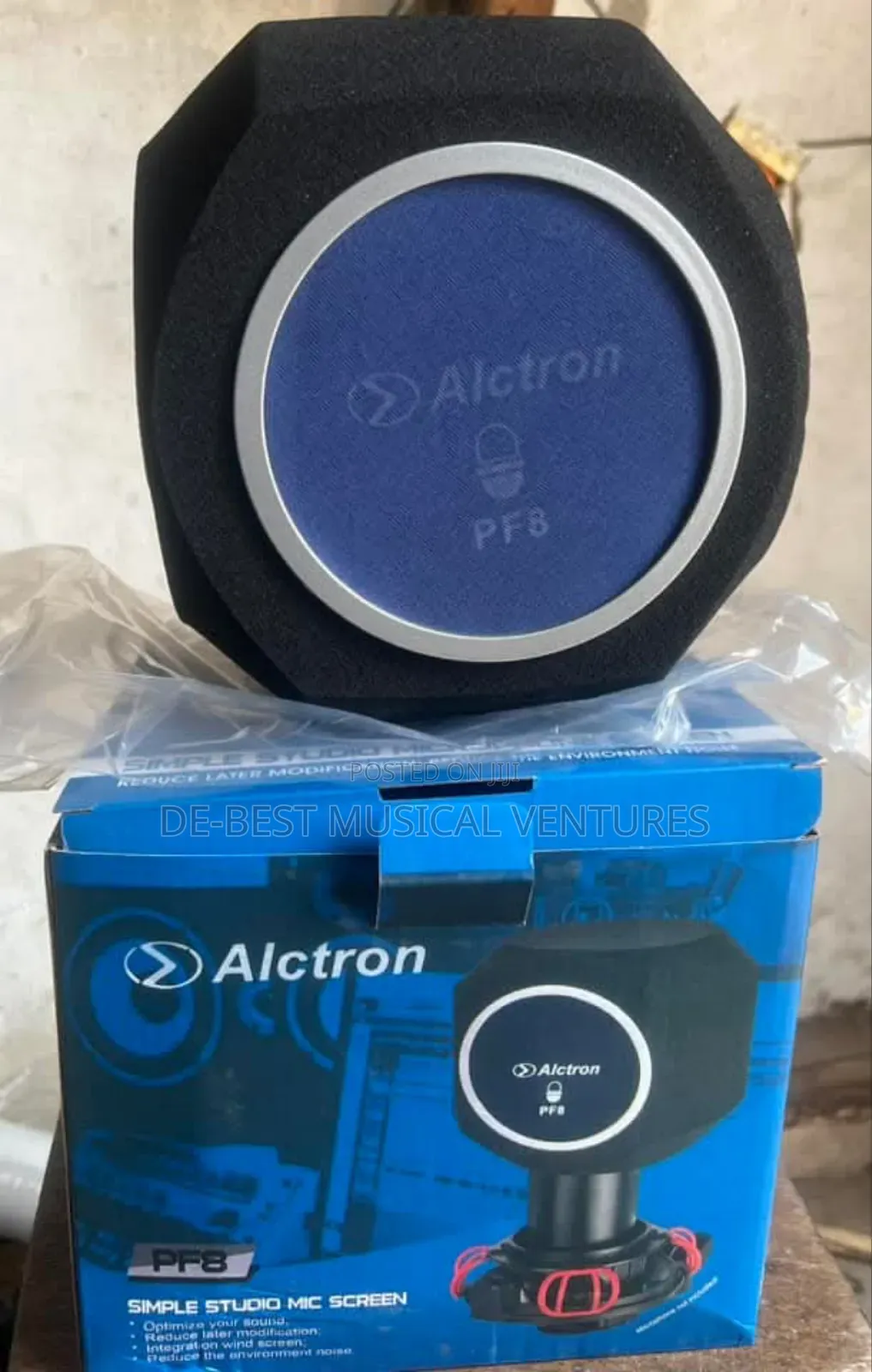 Alctron Pf8 Simple Studio Mic Screen