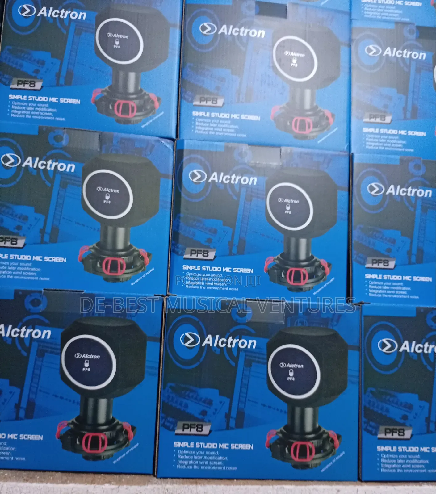 Alctron Pf8 Simple Studio Mic Screen