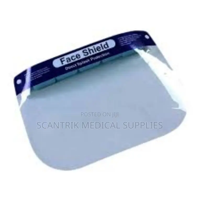 Anti-Fog Blue Band Face Shield With Foam Padding – Comfortable Wear