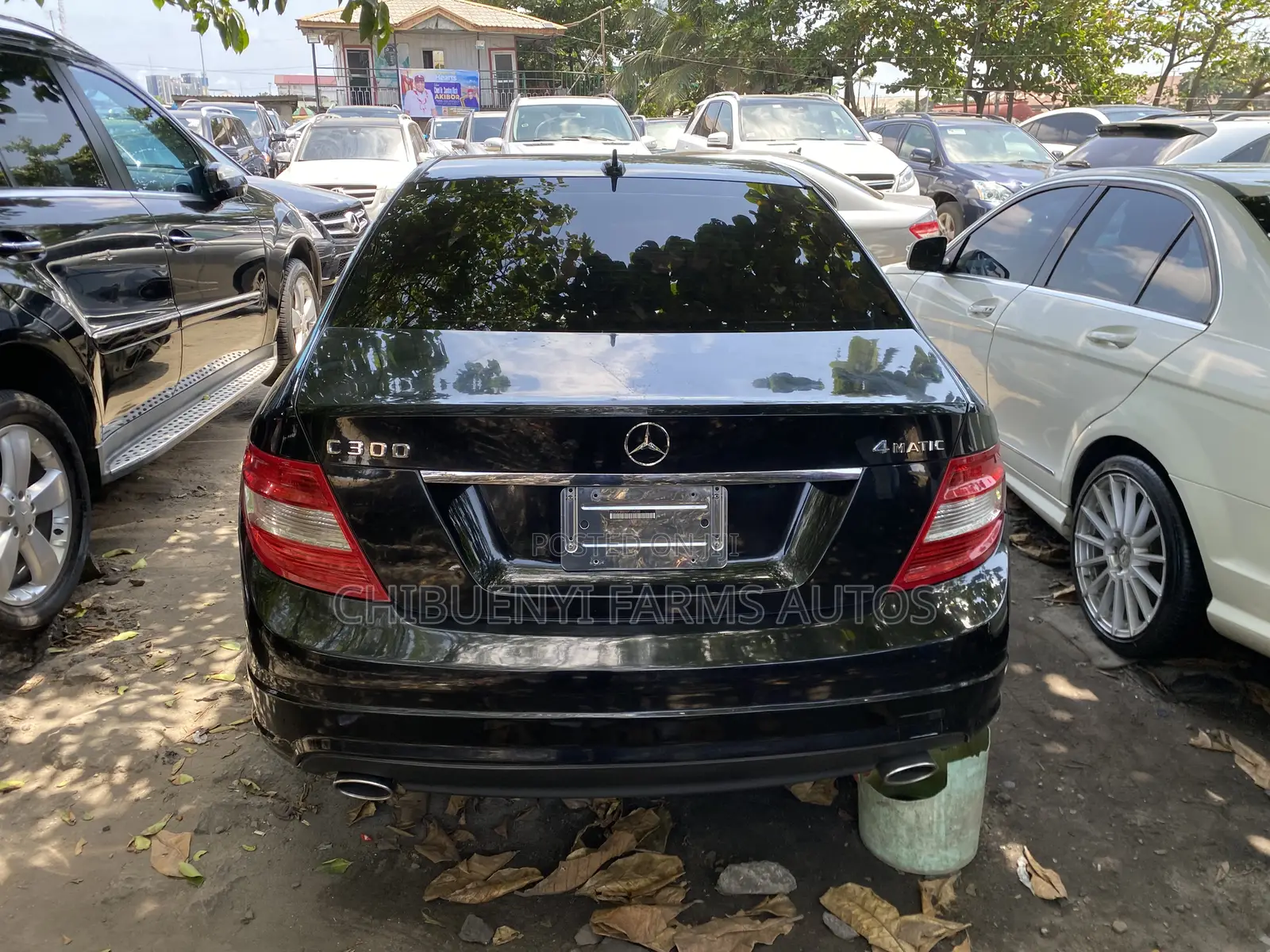 Mercedes-Benz C300 Luxury 4Matic Sedan AWD (3.0L 6cyl 7A) 2012 Black