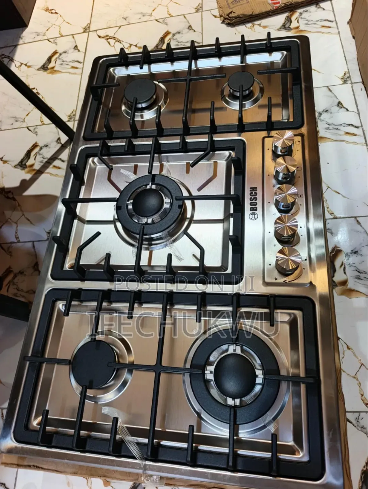 Original Quality Bosch 60x90cm Built-in 5 Burners Gas Cooker Hob Etc.
