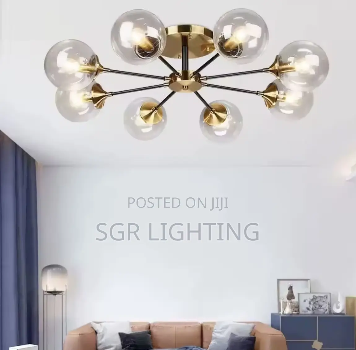 Led Ceiling Lamp Restaurant Bubble Glass Flower Led Pendant Light