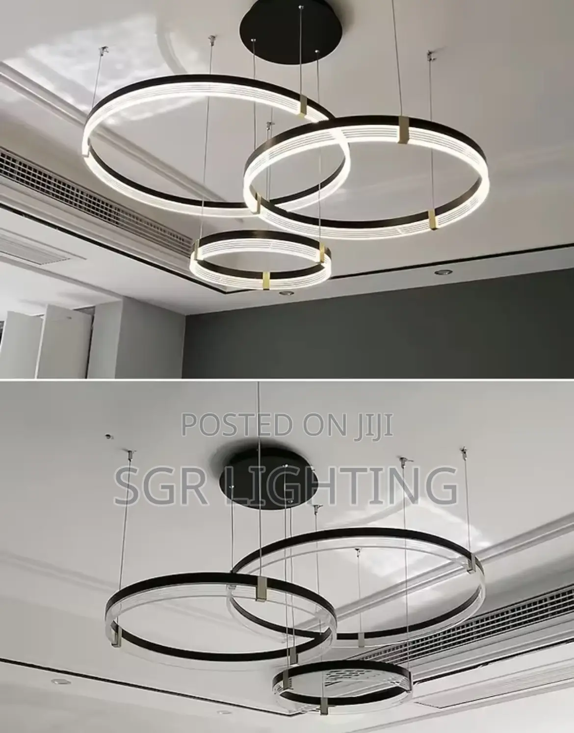 Modern Ring Acrylic Chandelier