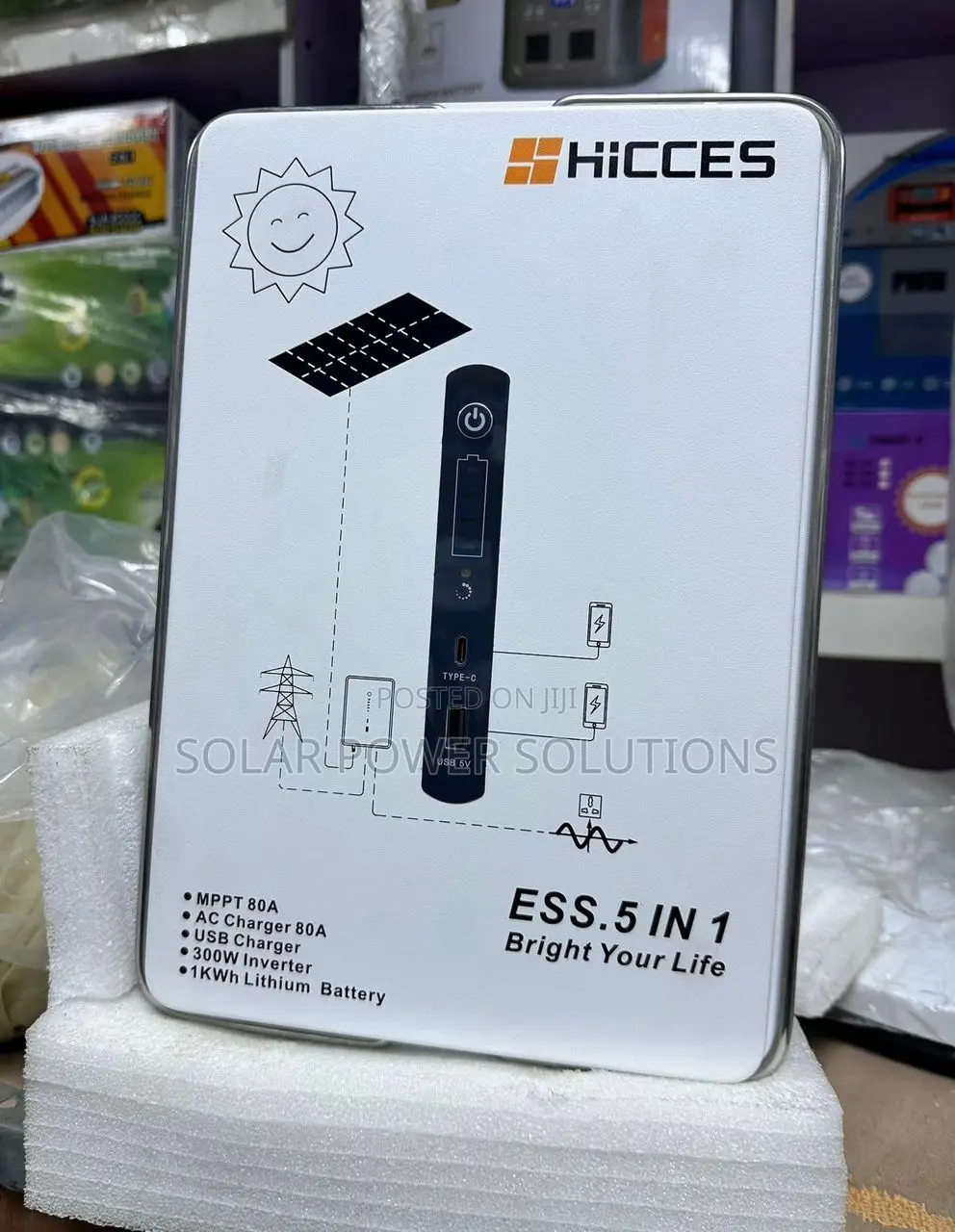 Hicces 1000w/2kwh Solar Generator