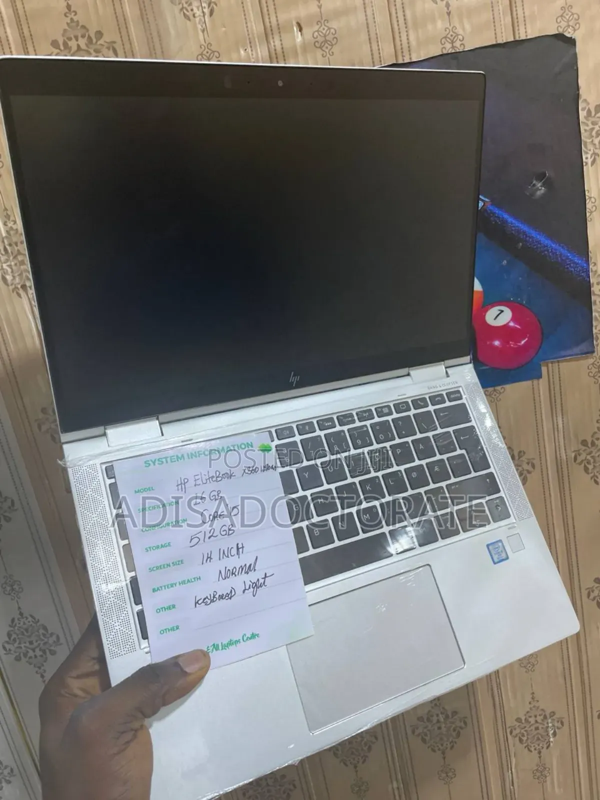 Laptop HP EliteBook 840 G6 16GB Intel Core i7 SSD 512GB