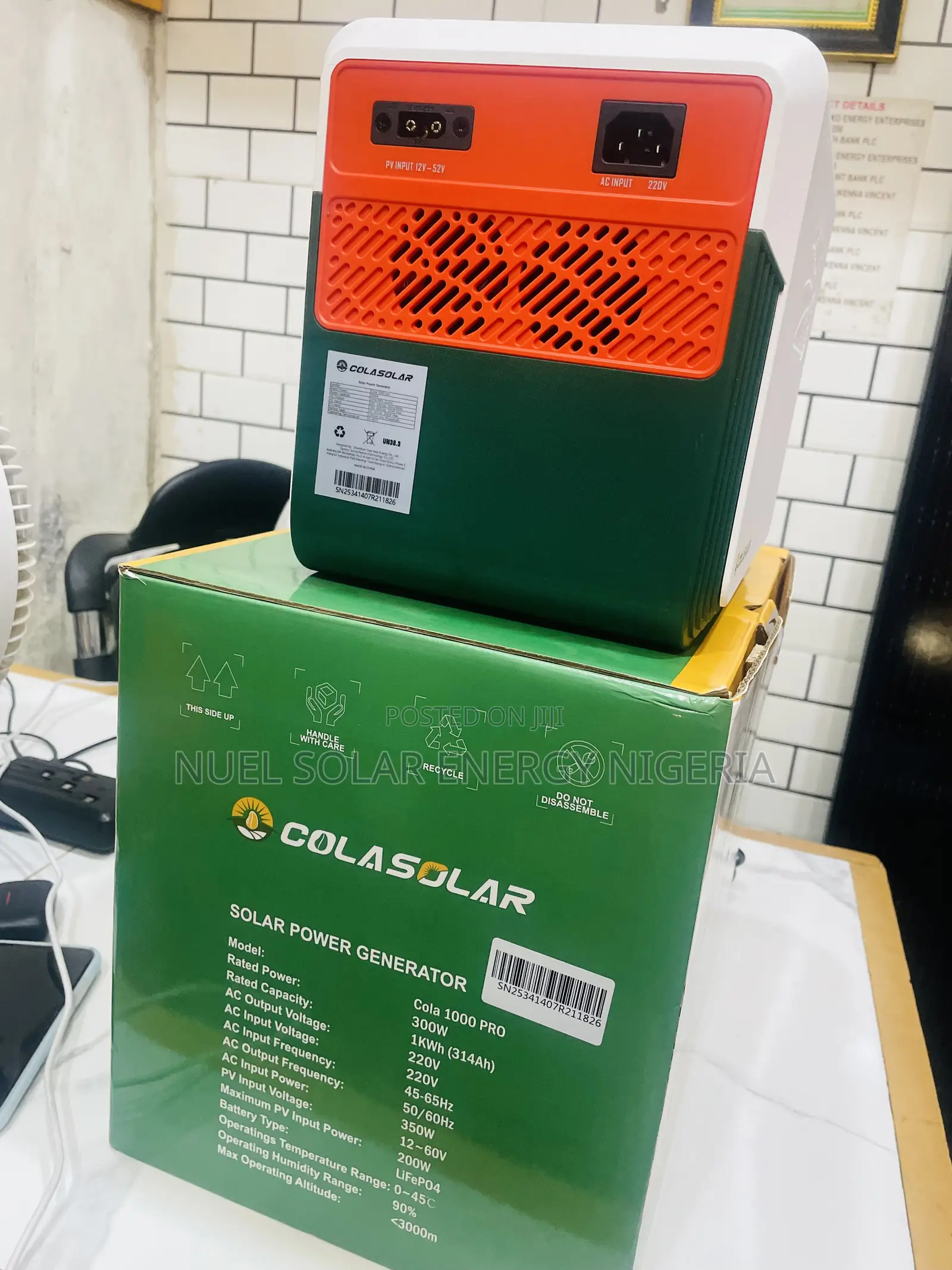 Cola Solar Generator 1000 Pro