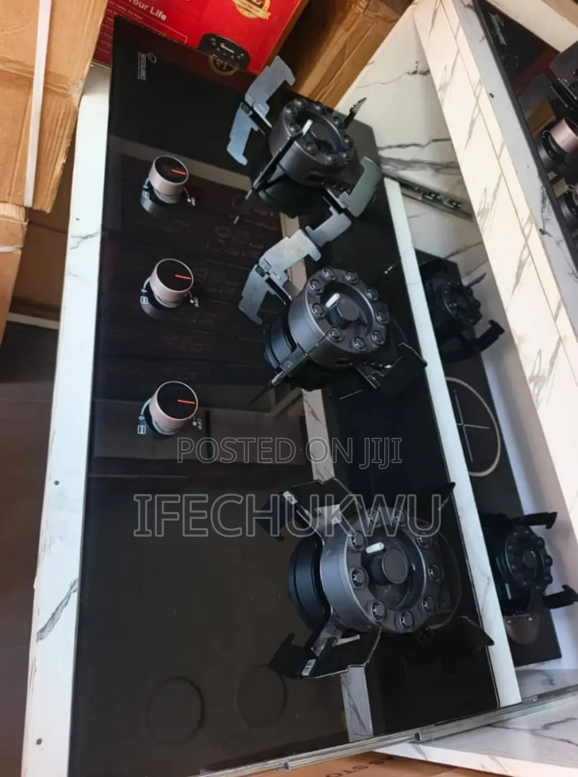 Original Meestajames Built-in 45x90cm Flips Up 3 Burners Gas Cooker