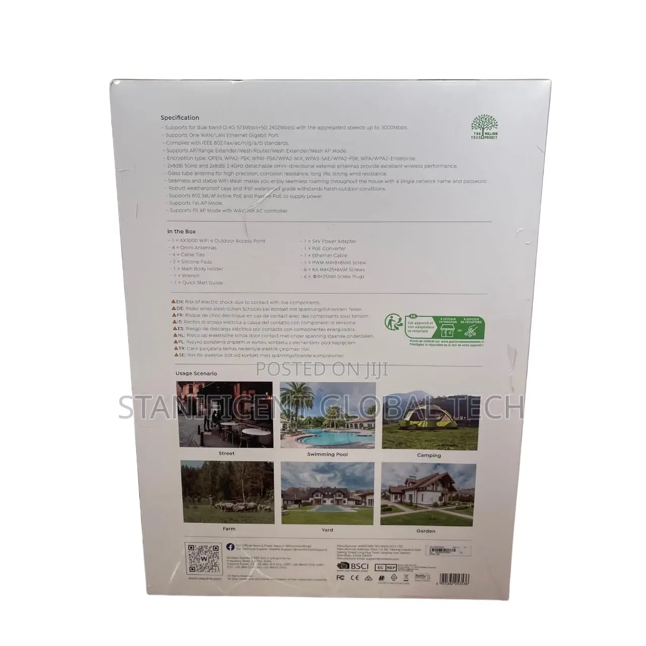 Wavlink Ax3000 Wifi 6 Outdoor Access Point
