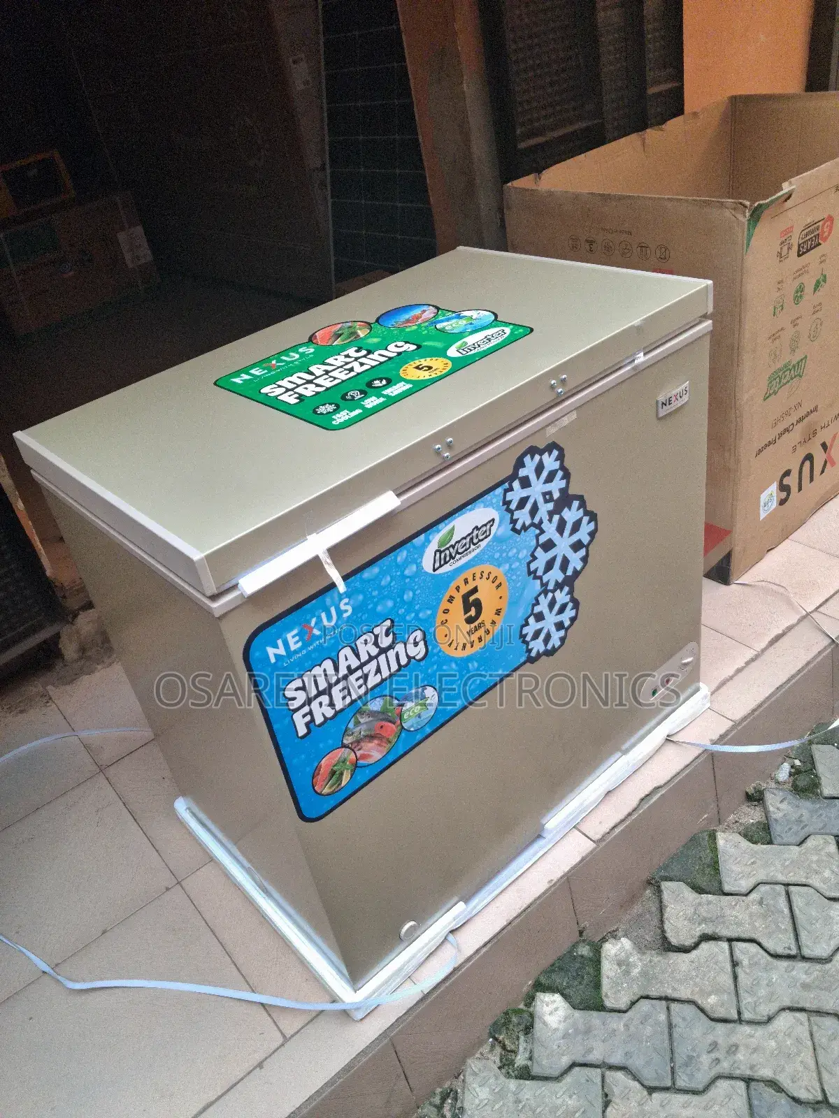 Nexus Inverter Freezer 207 Litre With 5 Years Warranty