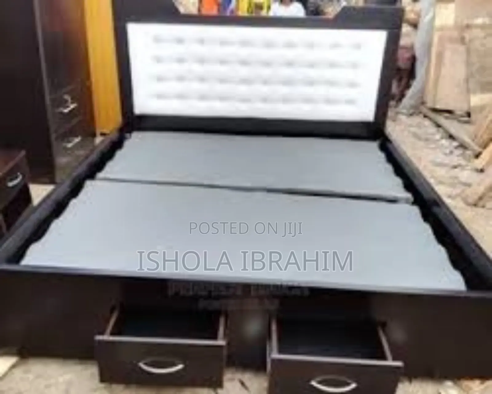 6 by 6 Bed Frame With 2 Drawer Phone