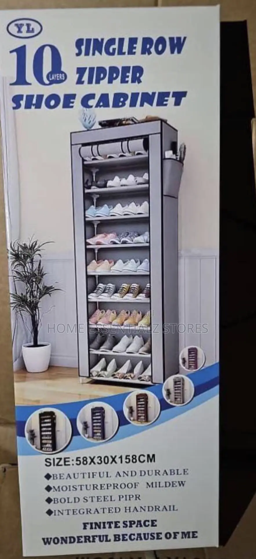 Fabric Storage Shoes Rack - Dust-Proof Shoe Organizer