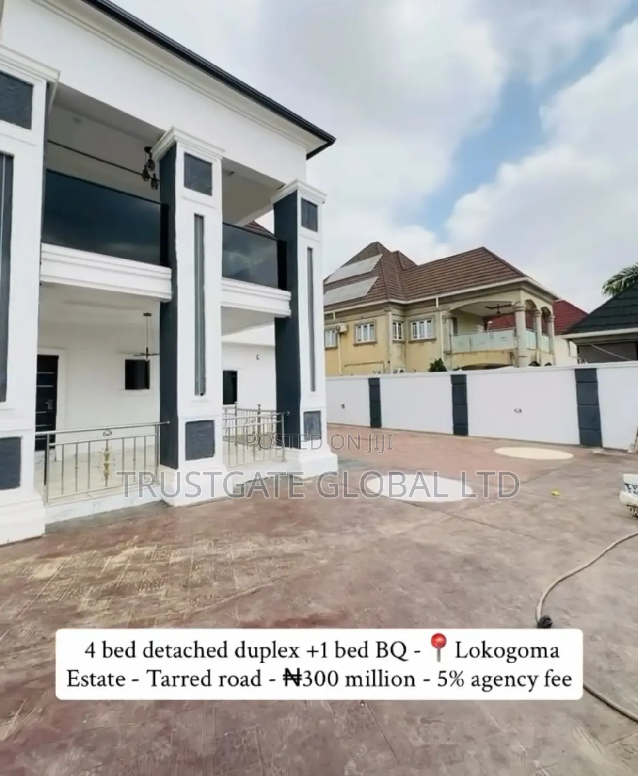 4bdrm Duplex in Lokogoma for sale