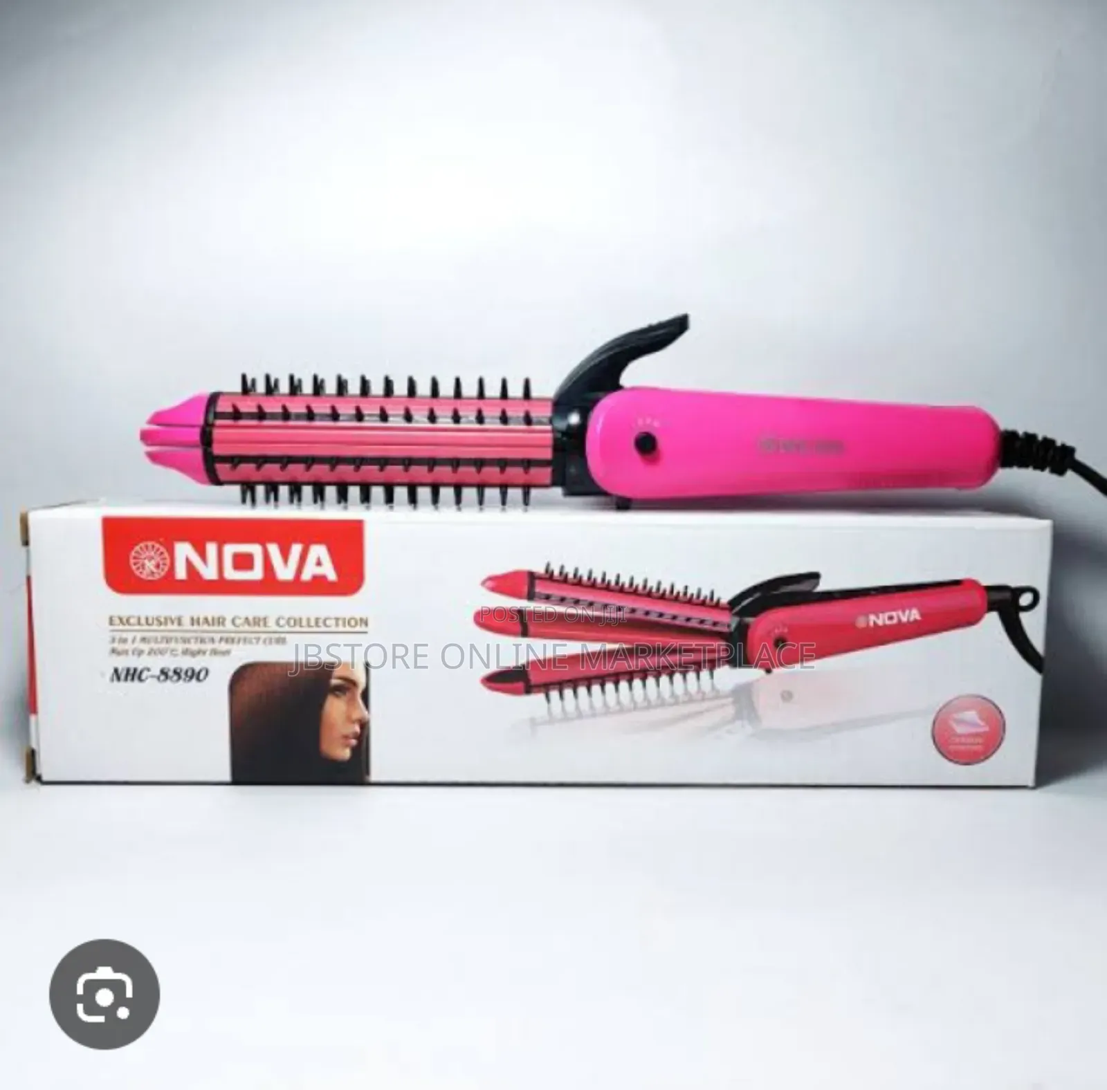 Nova Professional 3-in-1 Hair Tool Combines a Curler, Straightener,