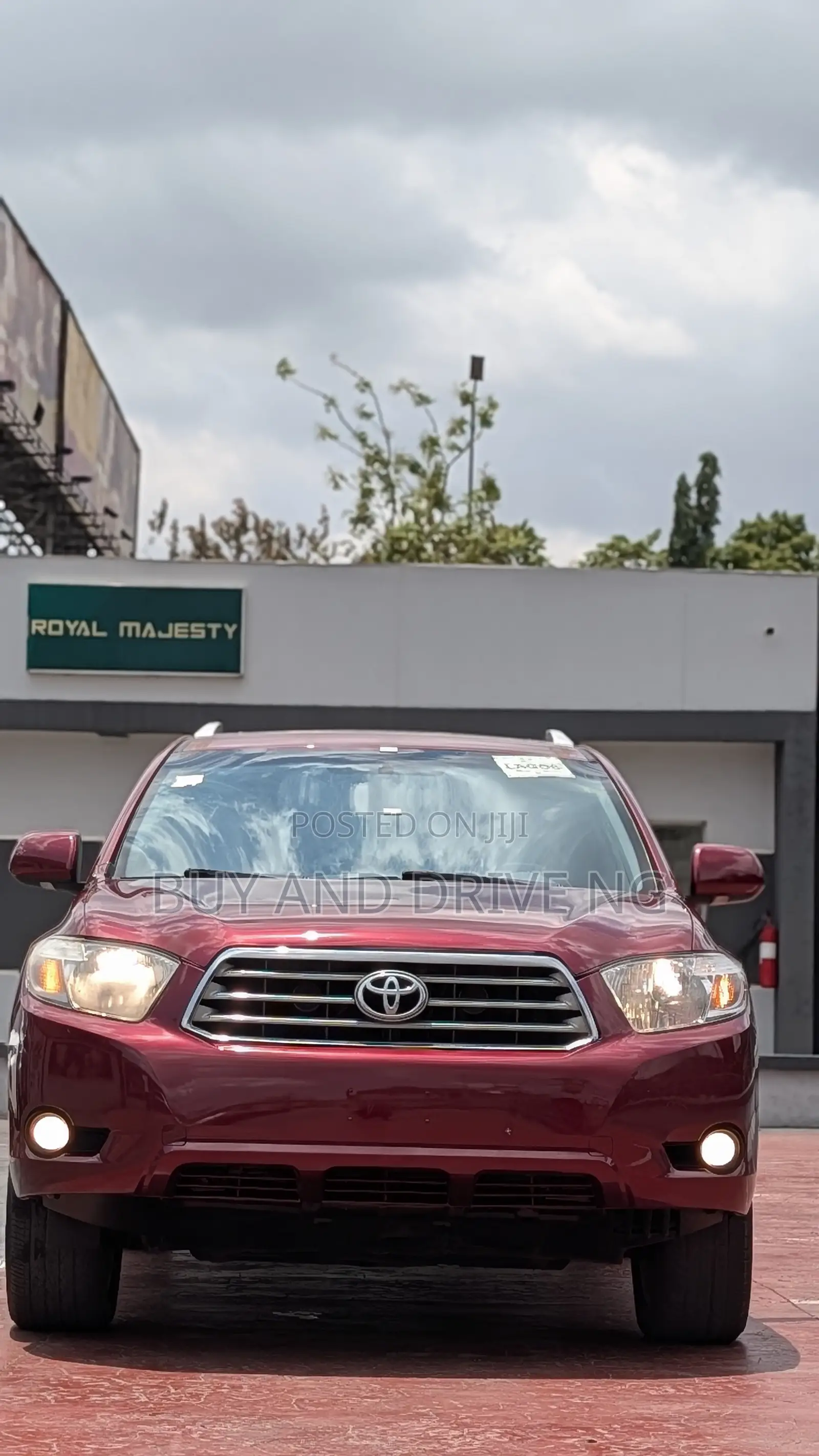 Toyota Highlander Limited 4x4 2009 Red