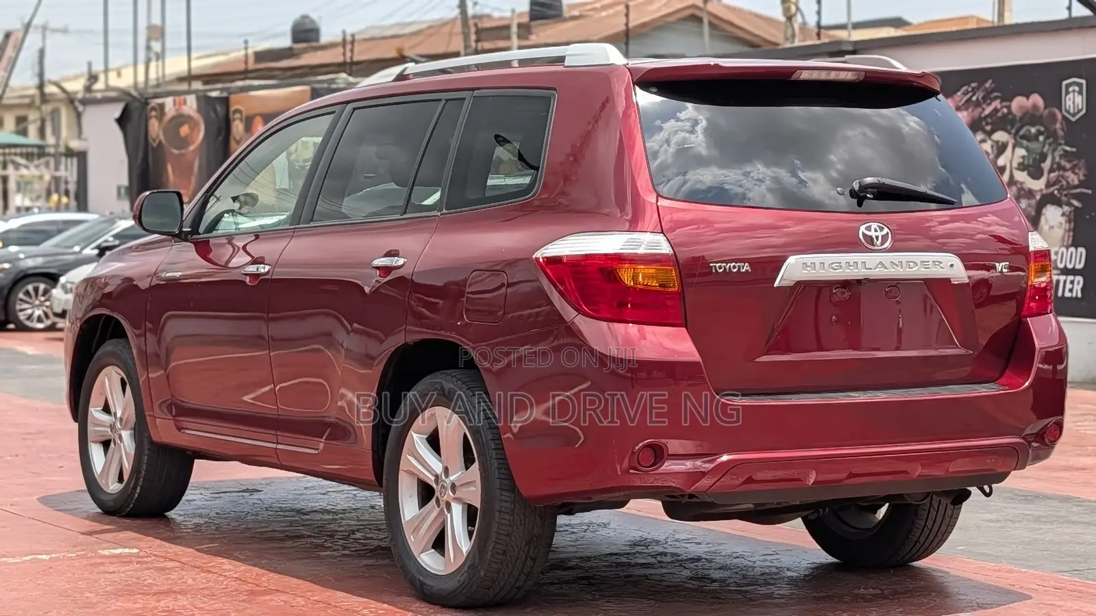 Toyota Highlander Limited 4x4 2009 Red