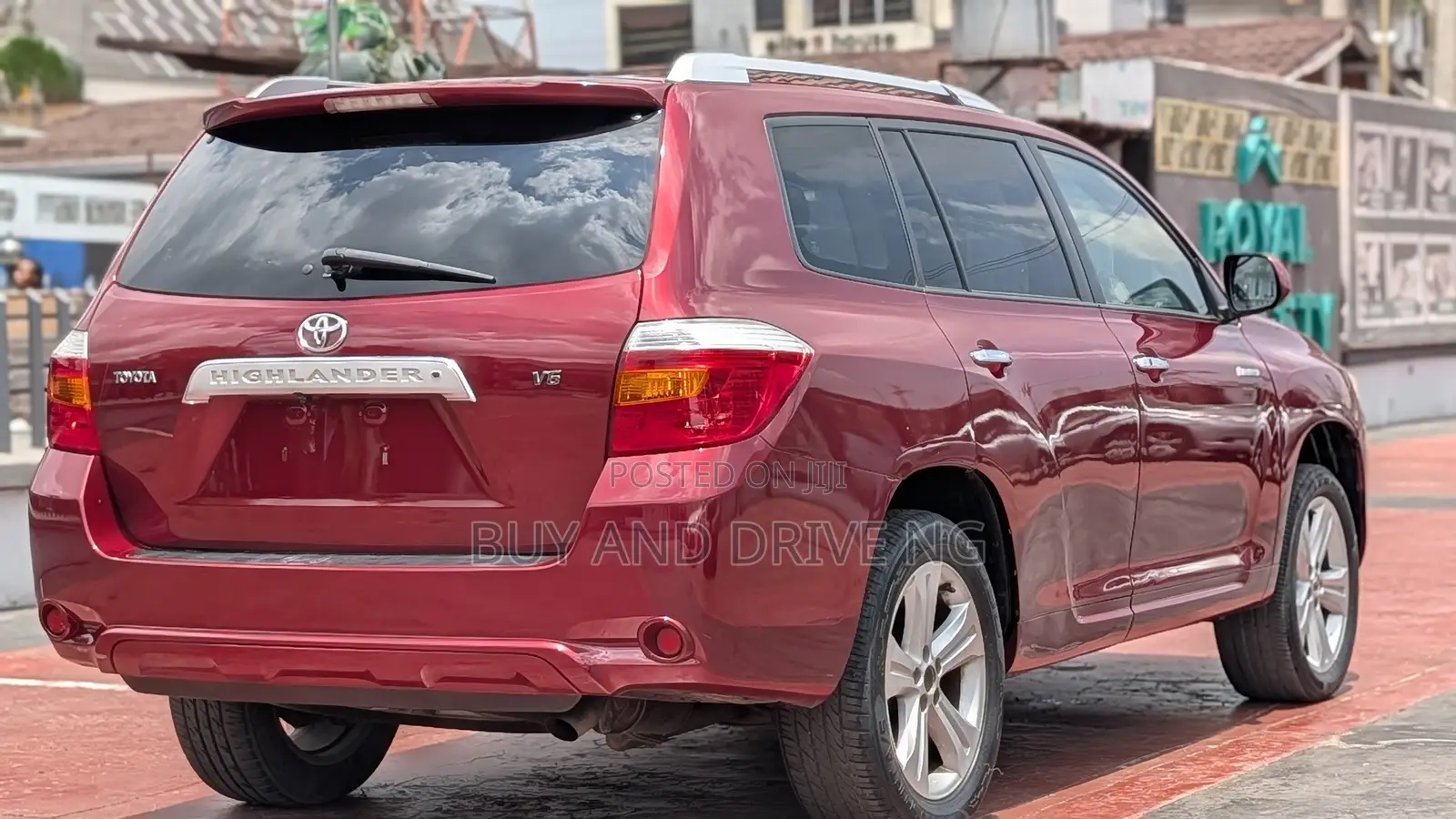 Toyota Highlander Limited 4x4 2009 Red