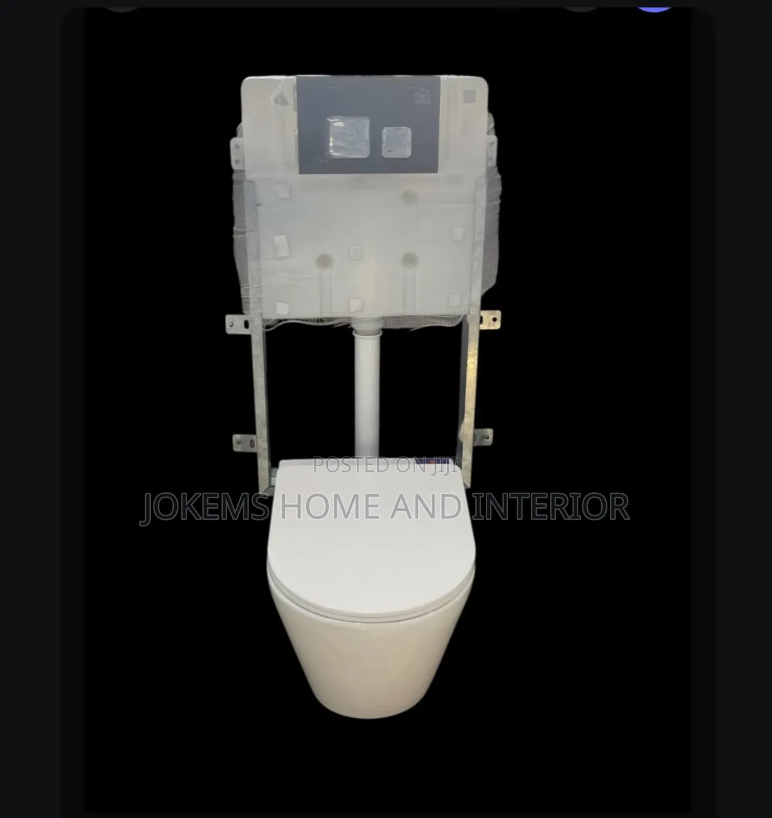 Wall-Hung Toilet With Concealed Cistern