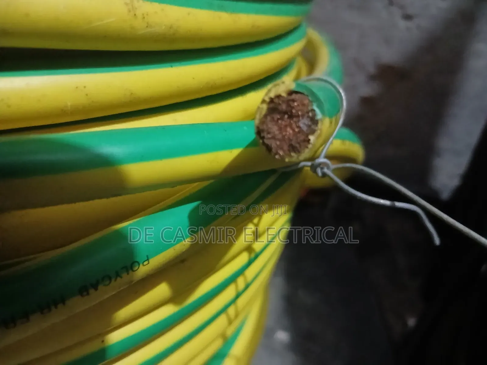 1x50mm2 Green Yellow Earthing Cable