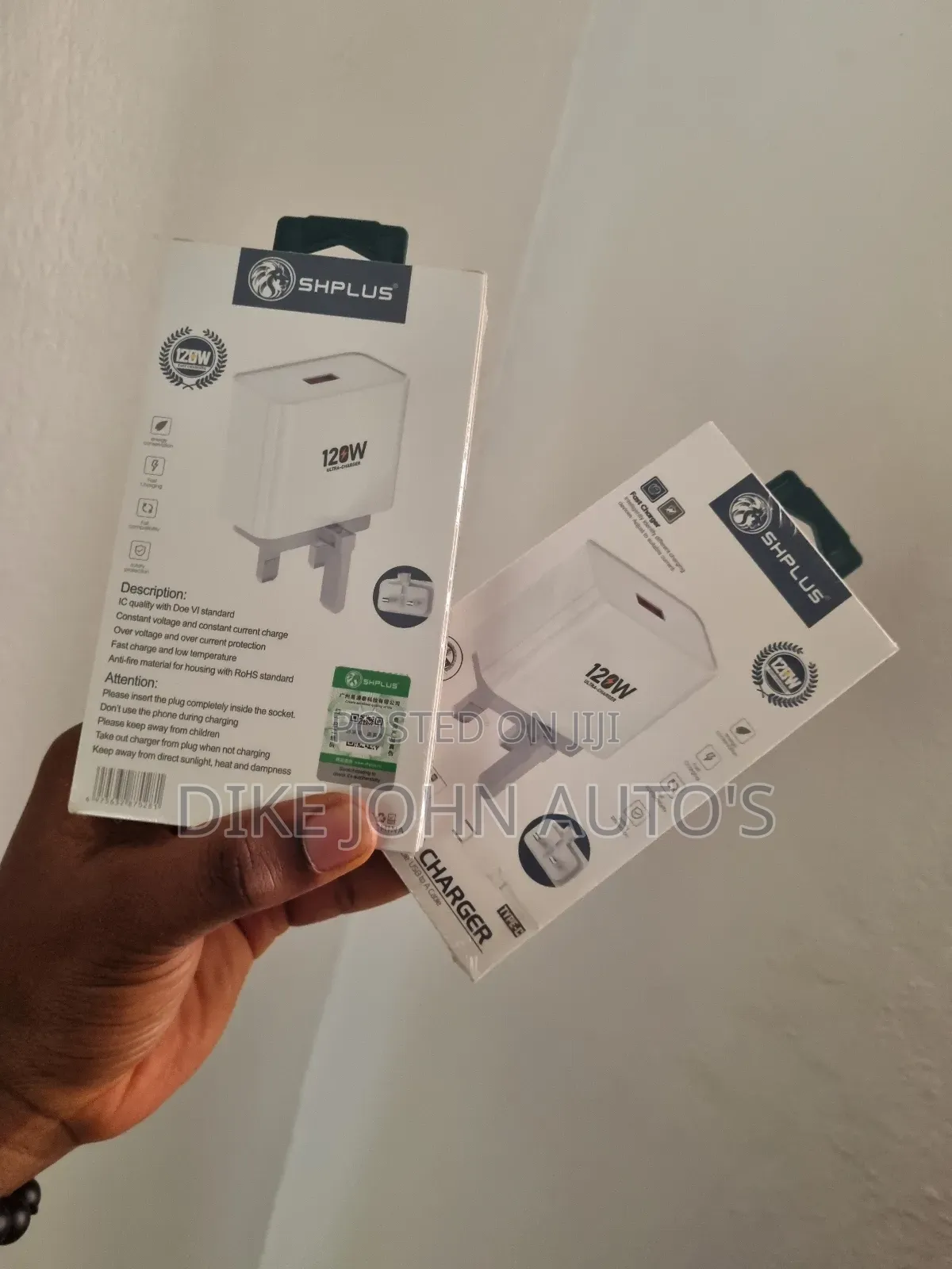 Original Shplus Charger Usb to C 120w