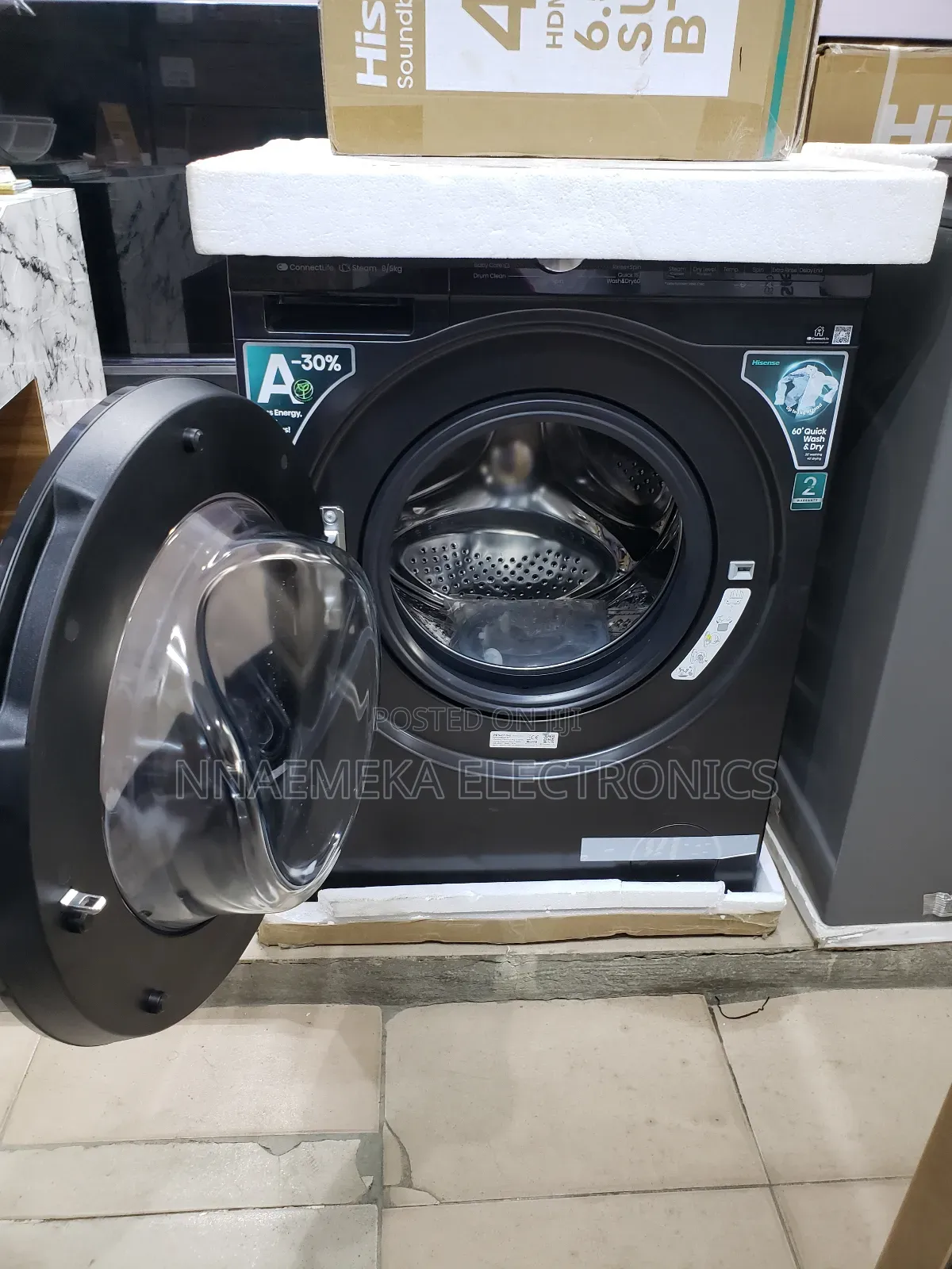 Hisense 8kg Washing Machine Wd 3s8043bt (Wash Dry)