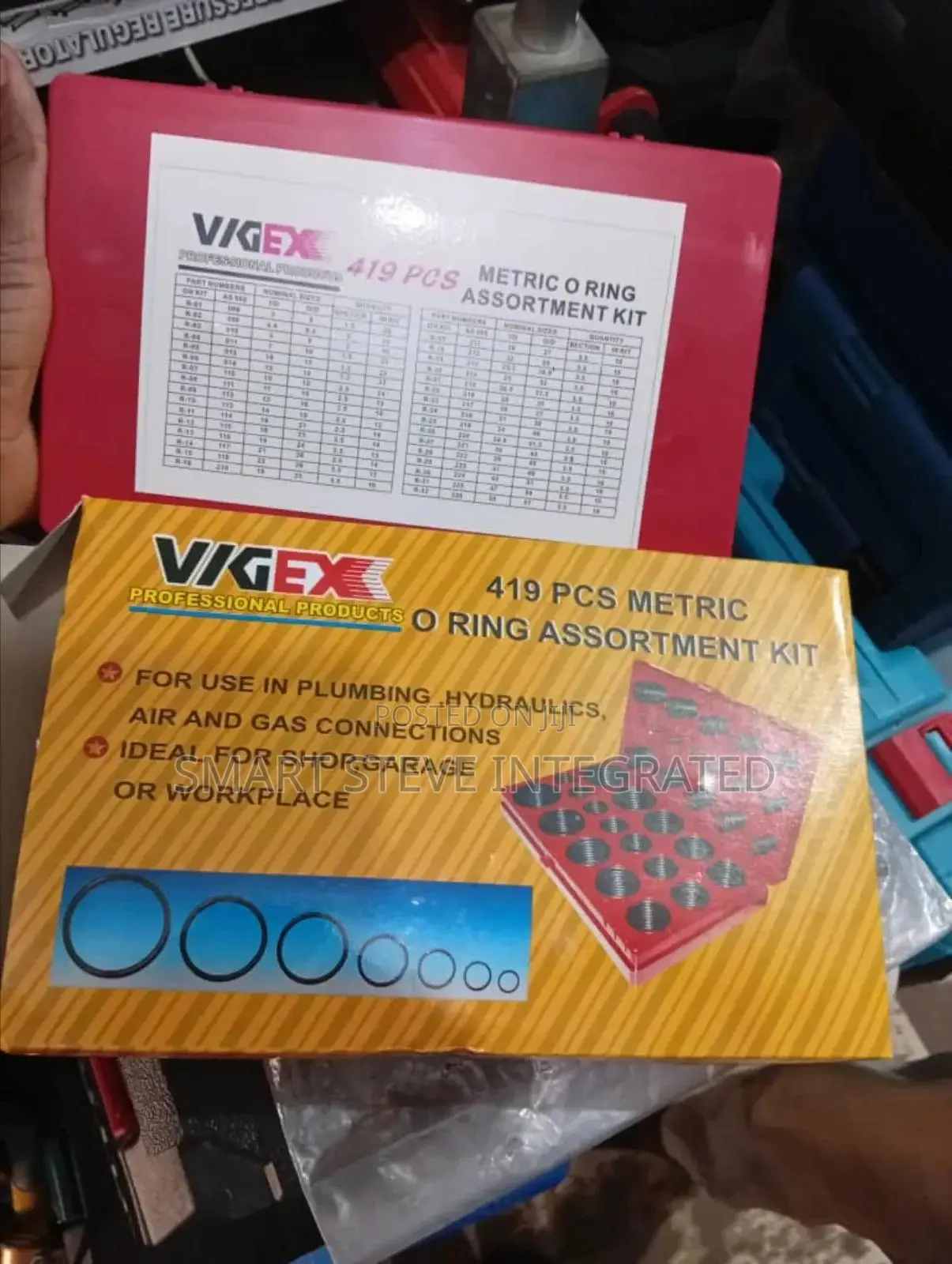 Vigex 419 Piece Metric Professional O-Ring Assortment Kit