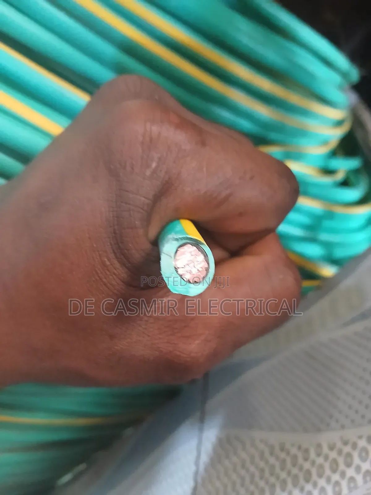 1x25mm2 Green /Yellow PVC/PVC Cable